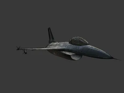 f16 fighter jet Free 3D model