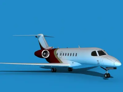 Cessna Citation C700 Longitude V06 3D model
