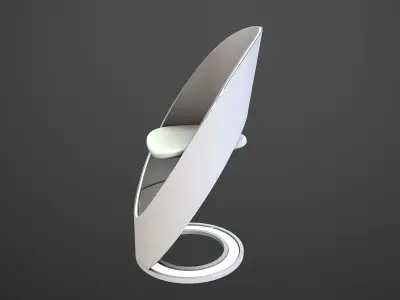 Futuristic Chair Low-poly 3D model purchase