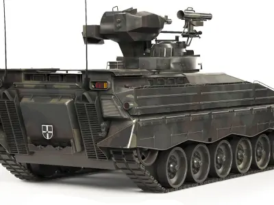 BMP Marder 1A3 1989 3D model