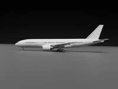 Boeing 777 -200 -300 -8 -9 Pack 3D model