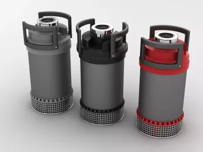 Industrial Canister Pumps 3D model