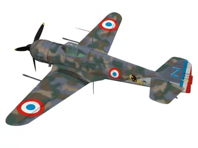 bloch MB152 3D model