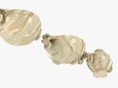 Old historic chinese vases 3D model