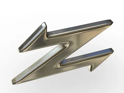 Zagato logo 3D model