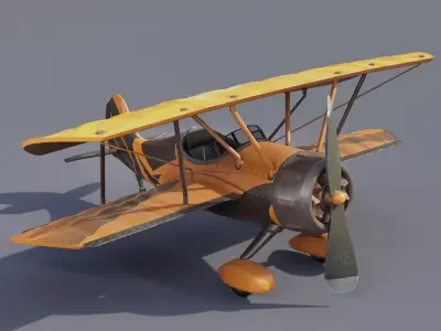 Mighty Hawk Aircraft  3D model