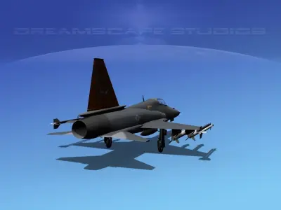 Northrop F-20 Tigershark V05 3D model