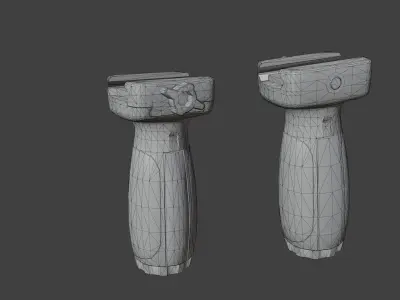 CAA MVG Front Grip Low-poly 3D model