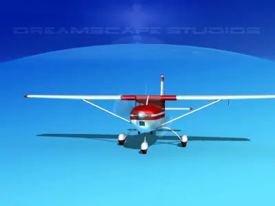 Cessna 172 Skyhawk 1958 V05 3D model