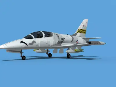 Aero Vodochody L-39C Albatross Costa Rica 3D model