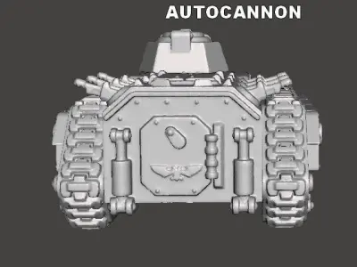 6MM 8MM SCALE IMPERIAL GUARDIANS APC TANKS MINIATURE MODELS GAME 3D print model