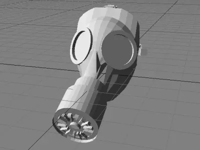 Gasmask Type 2 3D model
