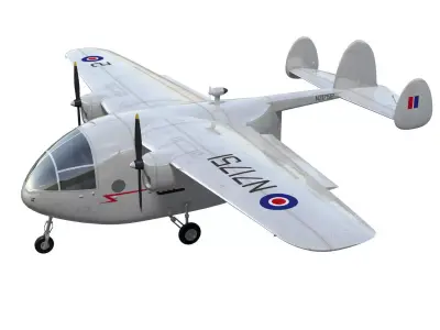 Miles Aerovan 3D model