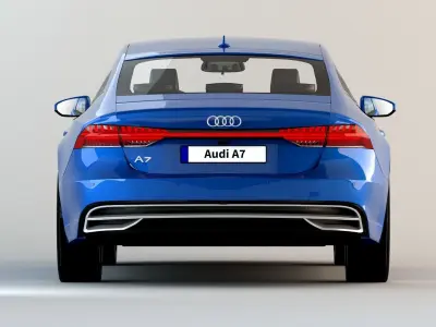 Audi A7 Sportback 2015 Free 3D model
