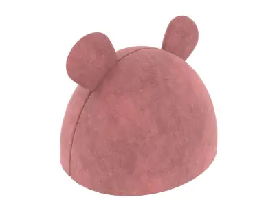 Mouse Meow Hut Cat Hut Cat Tent Red 3D model