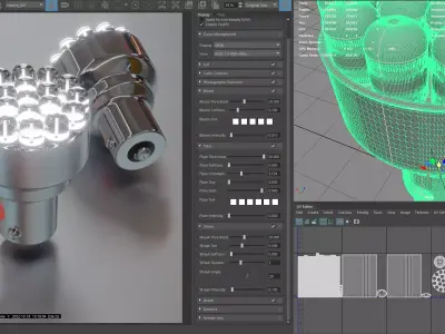 Photorealistic automotive lightbulb collection - item 012 3D model