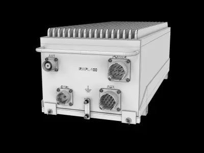 military radiostation 1 3D model