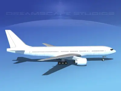 Boeing 777-200 LP SS 3D model