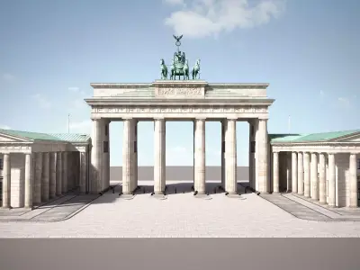 Brandemburg Berlin Gate 3D model