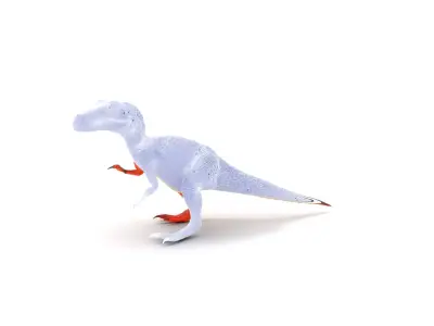 Ferocious Raptor Dinosaur model pack Low-poly 3D model