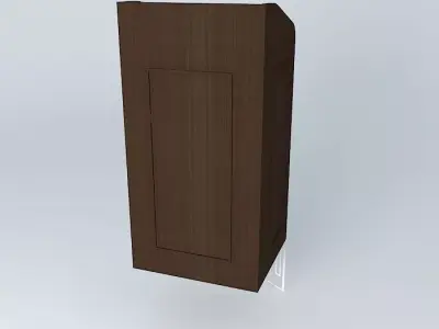 PODIUM-550x625x1240 cabinet with shelf Free 3D model