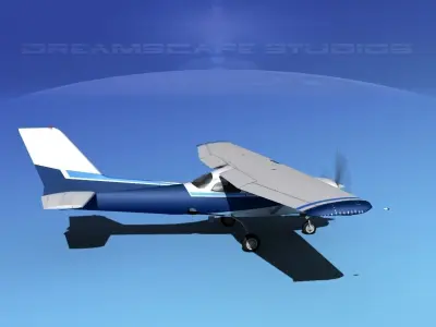 Cessna 172RG Cutlass V01 3D model