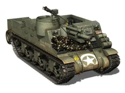 M7 Priest - Baboom 3D model