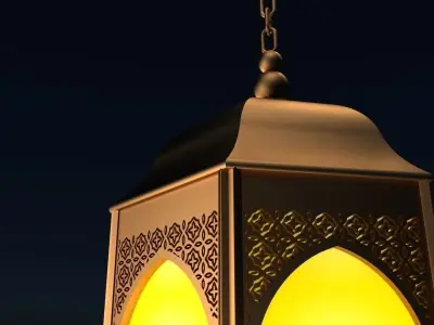 Arabian light fanoos  Free 3D model