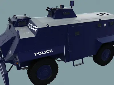 AT 105 SAXON HONK KONG POLICE 3D model