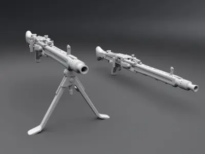 MG42 Scale model 3D print model