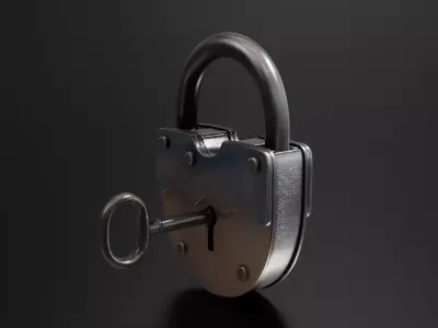 Old lock 02 3D print model