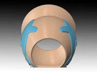 Aquarium-ornaments Octopus-pot  -dolphin- Free 3D print model