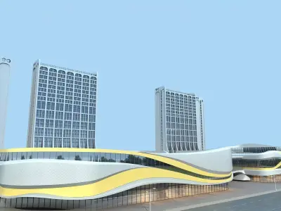 Shopping Mall 2 3D model