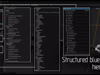 T80U MBT V060 Vehicle Blueprint Early Low-poly 3D model
