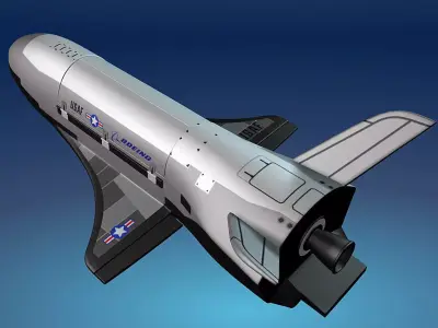 X-37B 3D model