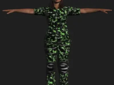 Military Characters 3D model