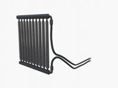 Tractor Oil Cooler 3D model