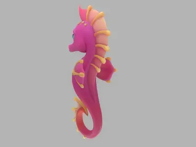 Cartoon Fish 8 Low-poly 3D model