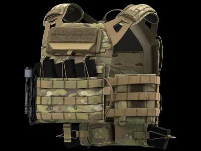 Plate Carriers CRYE JPC 2 V3 Low-poly 3D model