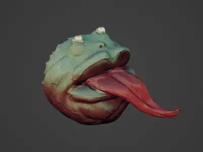 Creature Free low-poly 3D model