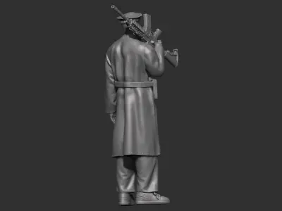 Eastern warrior 4 3D print model