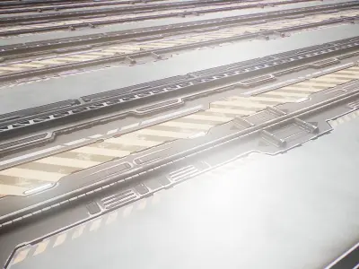 PBR Sci-Fi Texture Pack 02 Low-poly 3D model