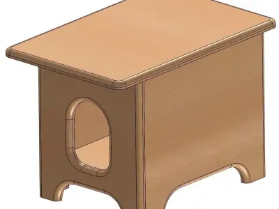 CAT HOUSE FOR KITS PROJECT Free 3D model