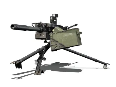 40mm GMG - Grenade Machine Gun 3D model