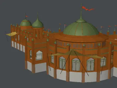 Middle Eastern Clubhouse 3D model