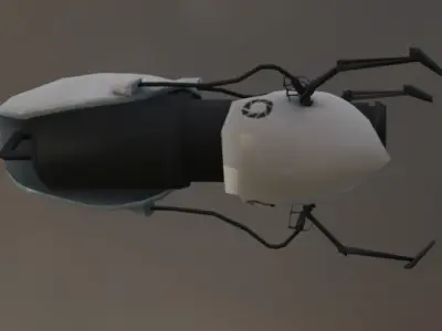 Portal Gun Free low-poly 3D model
