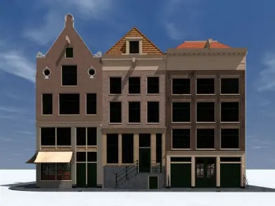 Amsterdam street 3D model