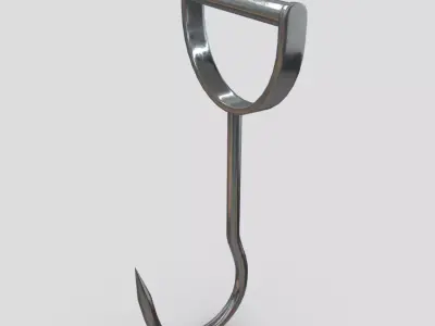 Meat Hook Low-poly 3D model