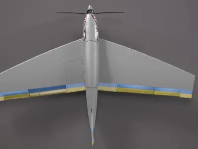  Military Drone  Low-poly 3D model