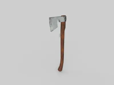 stylized Axe Low-poly 3D model